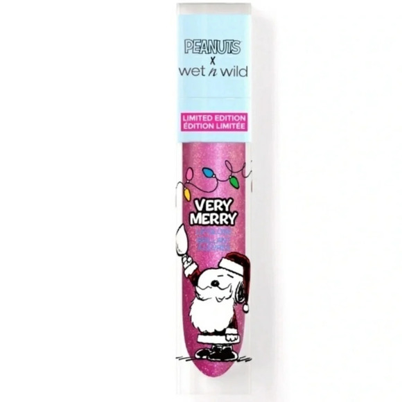 WET N Wild Peanuts Christmas Very Merry Lipgloss Christmas Pageant NEW NIP NWT - Picture 1 of 4